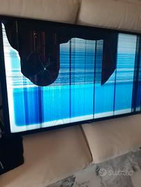 smart TV lg 43 pollici pannello danneggiato