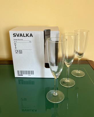 Set 6 Calici Flûte Champagne Svalka IKEA