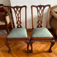 4 Sedie antiche Chippendale