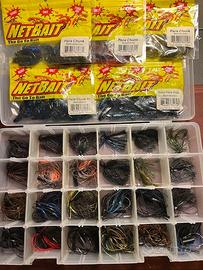 Esche artificiali JIG da pesca  + trailer NetBait