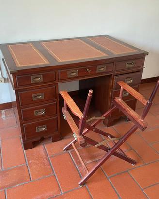 Scrivania direzionale stile marina in legno