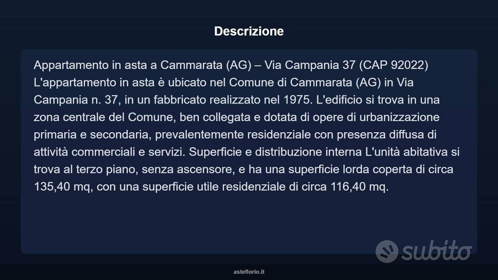 Appartamento – Cammarata, Agrigento - Vista 4