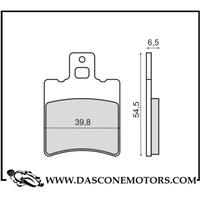 Coppia pastiglie freno anteriori organiche Mbk Ove