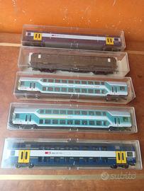 39 Trenini vagoni Fleischmann Lima