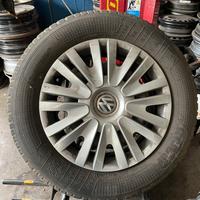 Gomme 195 65 R15 + cerchi e copricerchi VW