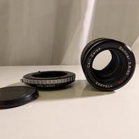 Zeiss Sonnar 90mm F2.8 e adattatore Micro 4/3