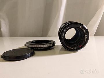 Zeiss Sonnar 90mm F2.8 e adattatore Micro 4/3