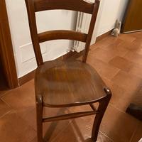 Sedie legno massello