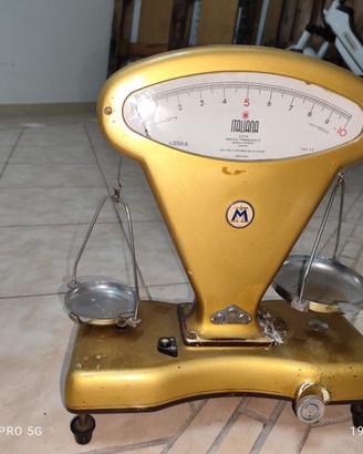 Bilancia vintage "Italiana" Orafo - color oro