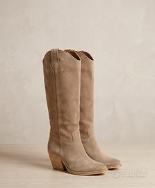 Stivali camperos beige made in italy (N.38)