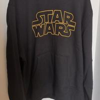 Felpa STAR WARS nera con cappuccio tg. XXL nuova