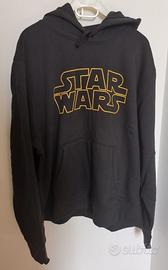 Felpa STAR WARS nera con cappuccio tg. XXL nuova