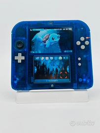 Nintendo 2DS Blu Trasparente Personalizzata