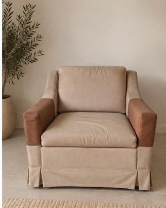 2 poltrone beige