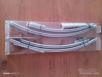 2 confezioni binari curvi per tende ikea kvartal
