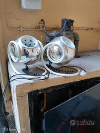 coppia lampade space age