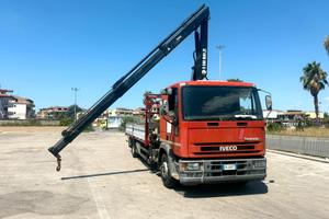 Iveco 120e18 gru e cassone fisso gru 3 sfili