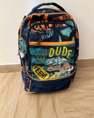 Zaino scuola SJ Gang con trolley – dinosauri