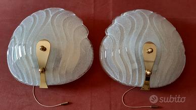 Lampade applique da parete Hillebrand anni '60