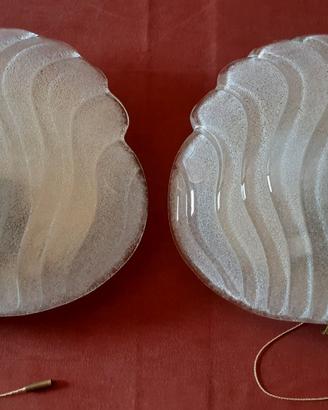 Lampade applique da parete Hillebrand anni '60