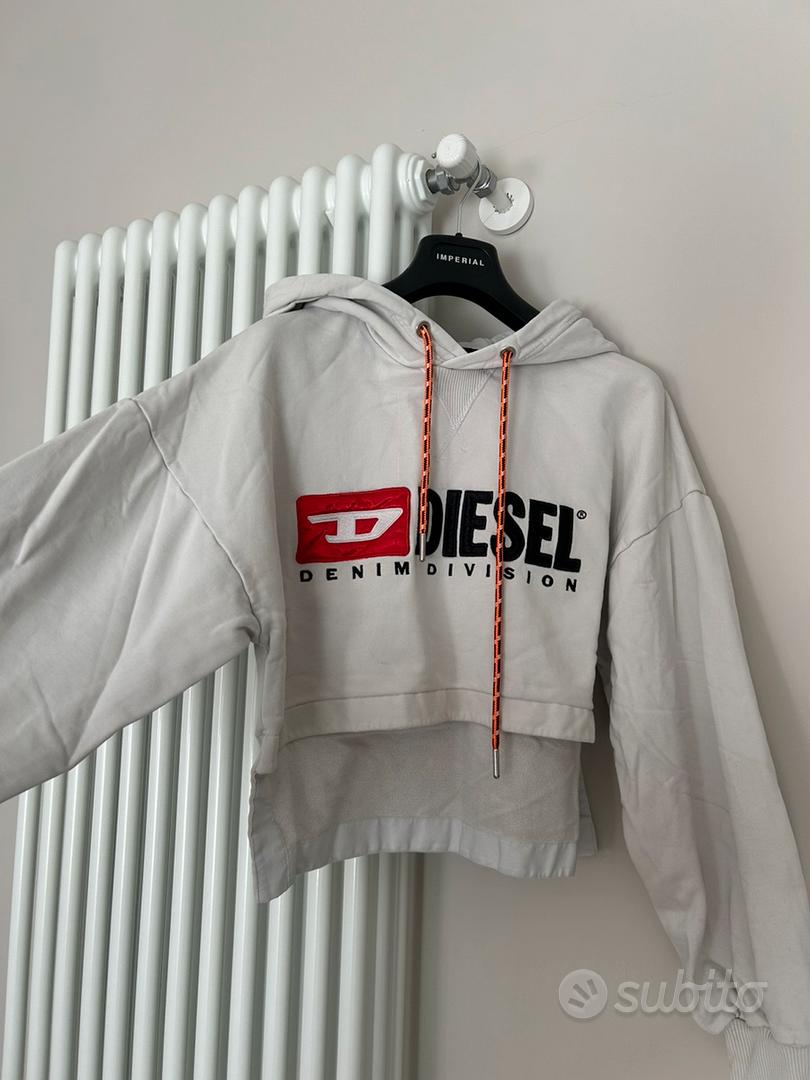 Felpa Diesel cropped donna ragazza usata Abbigliamento e Accessori In vendita a Vicenza