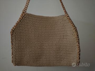 Borsa modello Stella McCartney beige