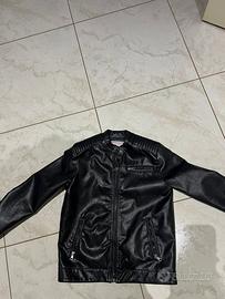 Giubbino in finta pelle bambino