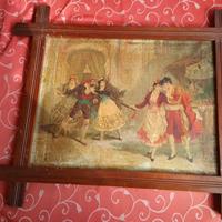 Coppia quadri fine ‘800 – oleografie su tela