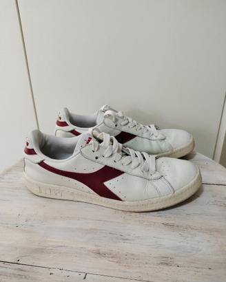 Diadora bianche e rosse numero 40