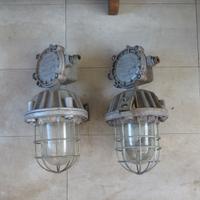 FARO LAMPADA INDUSTRIALE ILLUMINAZIONE VINTAGE