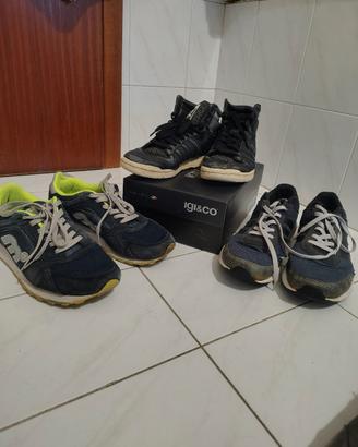 scarpe tg. 44 lotto 3 paia Adidas e Mistral uomo