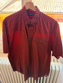 Balenciaga Camicia Tartan Rosso/Nero Mai Indossata