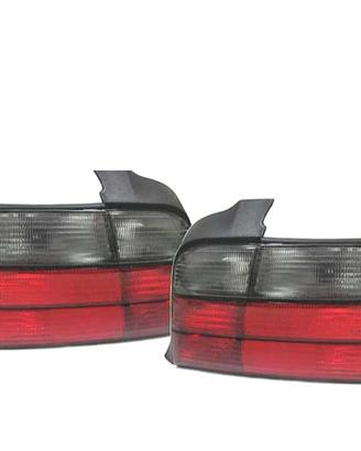 FANALI BMW E36 91-99 LOOK M3 ROSSO AFFUMICATO