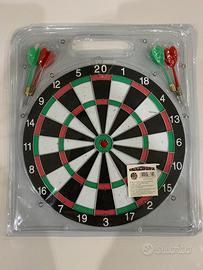 Bersaglio tiro a segno double face con 4 freccette