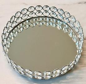 Vassoio decorativo con specchio