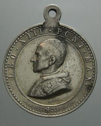 Medaglia Leone XIII Giubileo 1900 Argento Vaticano