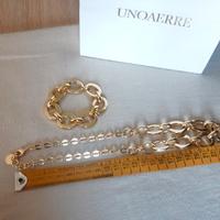 catena bracciale e collana Unoaerre 