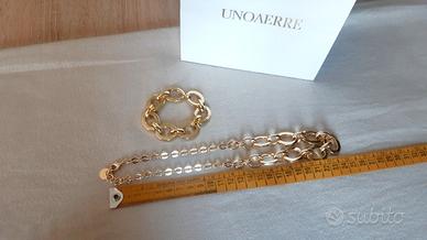 catena bracciale e collana Unoaerre 