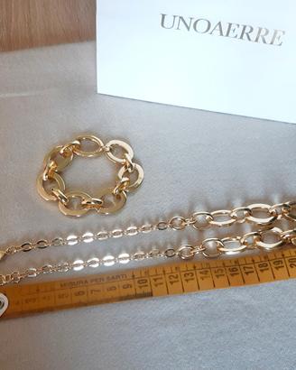 catena bracciale e collana Unoaerre 
