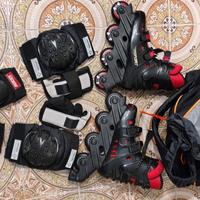 pattini in linea usati poche volte