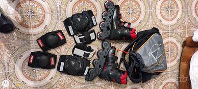 pattini in linea usati poche volte