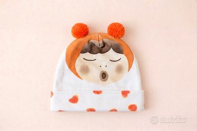 Cappellino Thun neonato con pompon