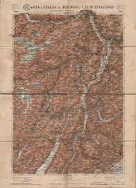 CARTA TELATA T.C.I. FOGLIO 5: NORD-EST