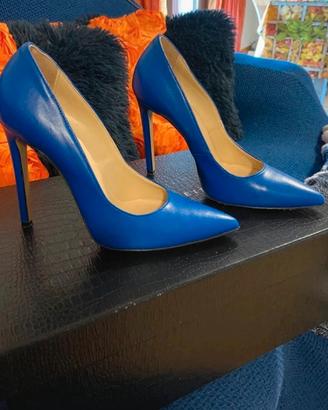 Bellissime décolleté Clizia blu numero 37