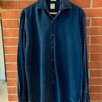 Boggi camicia blu Tg. L maniche lunghe in Tencell