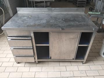 Tavolo acciaio inox