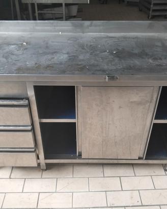 Tavolo acciaio inox