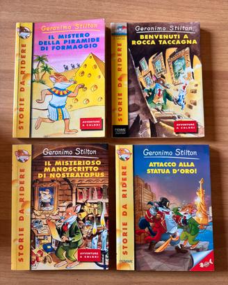 Lotto 4 libri Geronimo Stilton