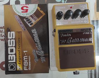 Pedale per basso Boss FBM-1 Fender Bassman - NUOVO