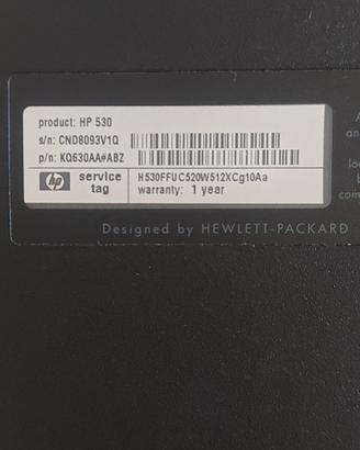 HP 530 per ricambi